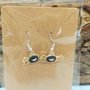 Cute Spider Earrings Halloween Earrings Black